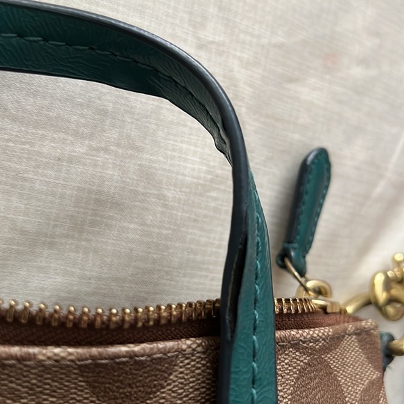 Coach Peyton Signature convertible bag jade/khaki - Picture 11 of 13